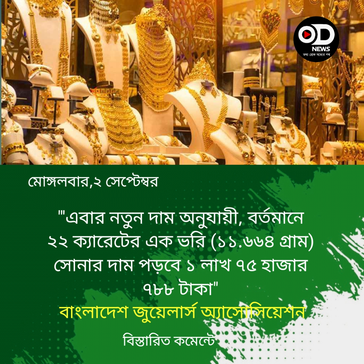 আবারও বাড়লো সোনার দাম, ভরি কত?