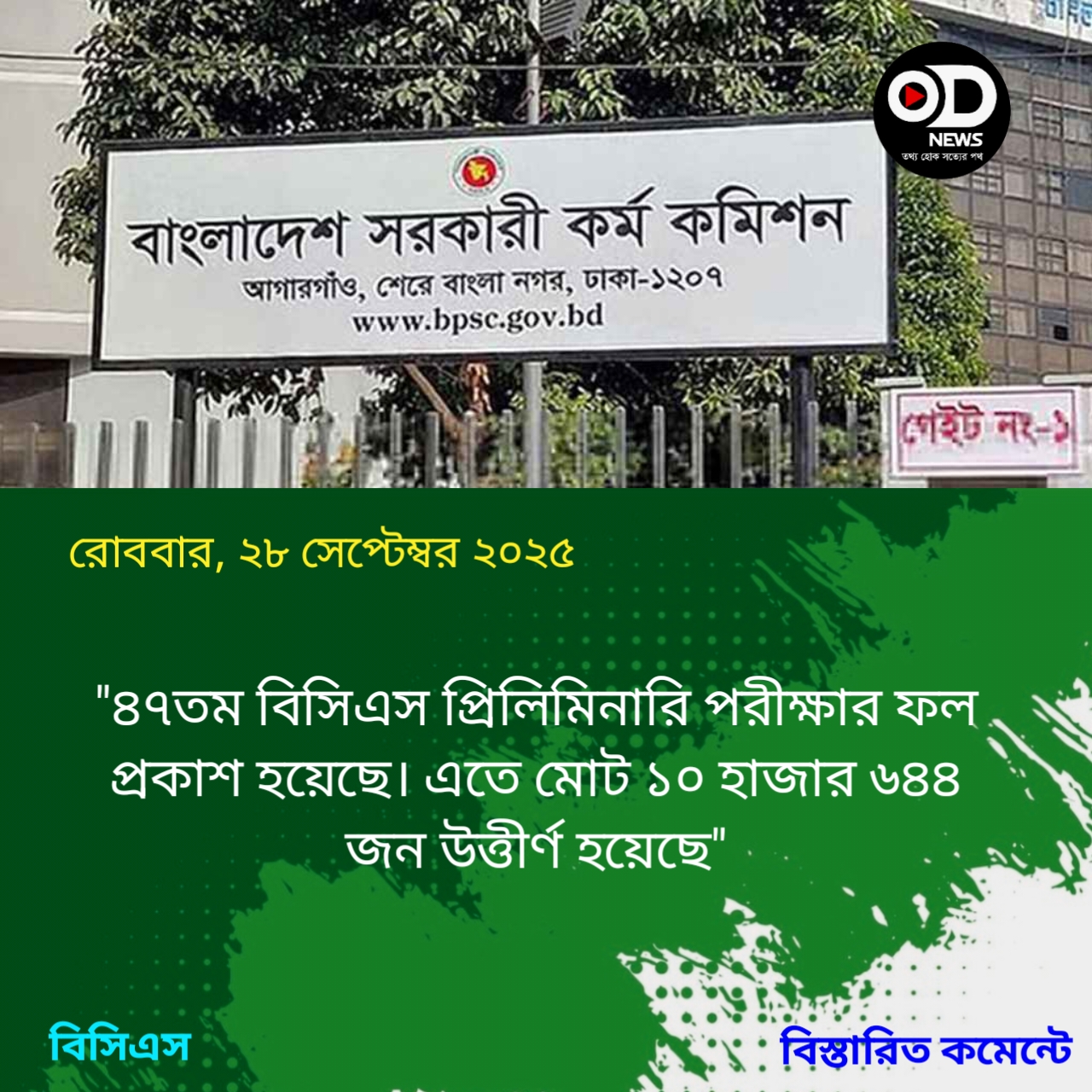 ৪৫তম বিসিএসের মৌখিক পরীক্ষার সময়সূচি প্রকাশ